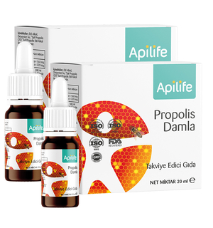 Alkol Bazlı Propolis Damla 2 li  Kampanya Apilife